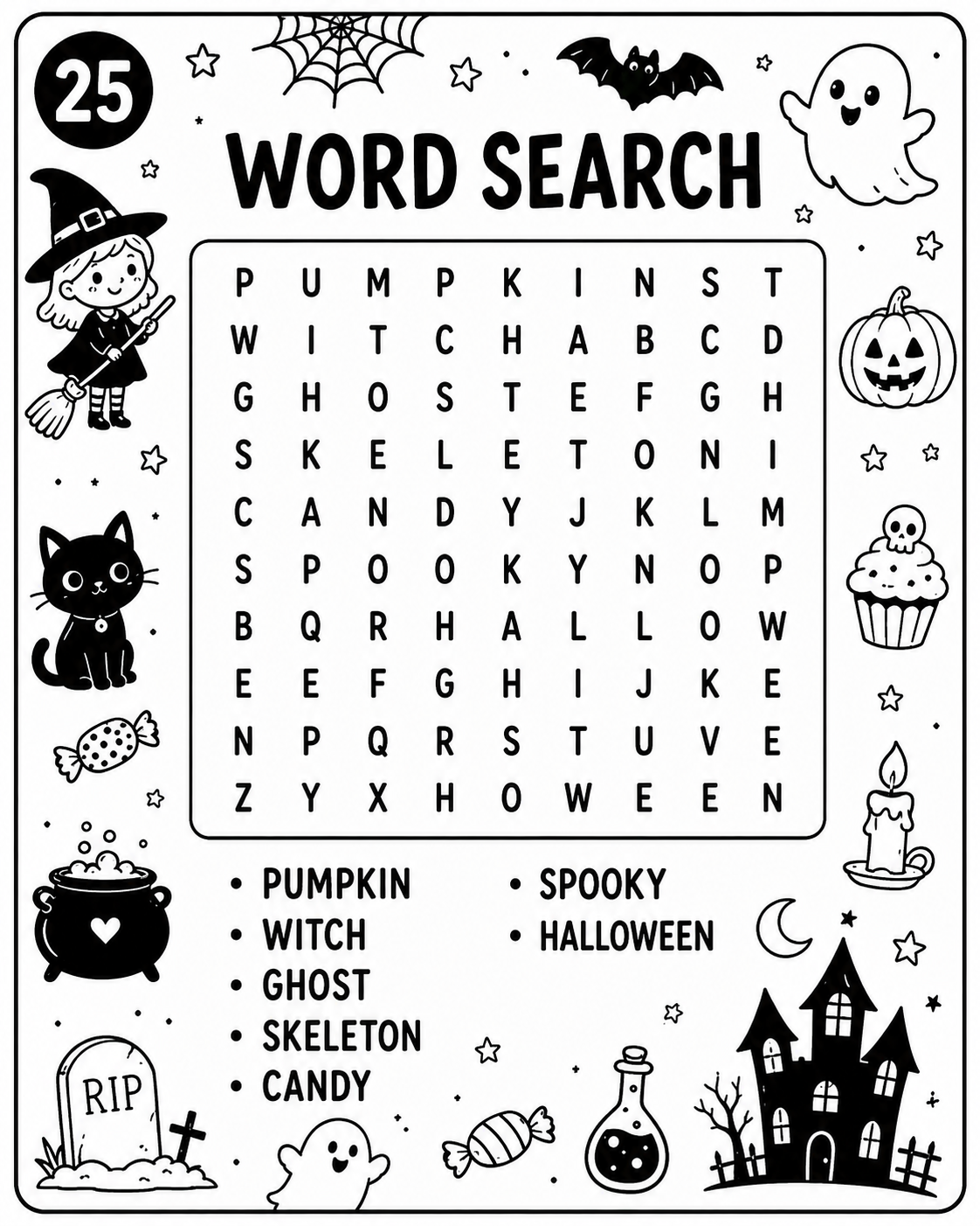 Halloween Fun Activity & Coloring Book for Kids
