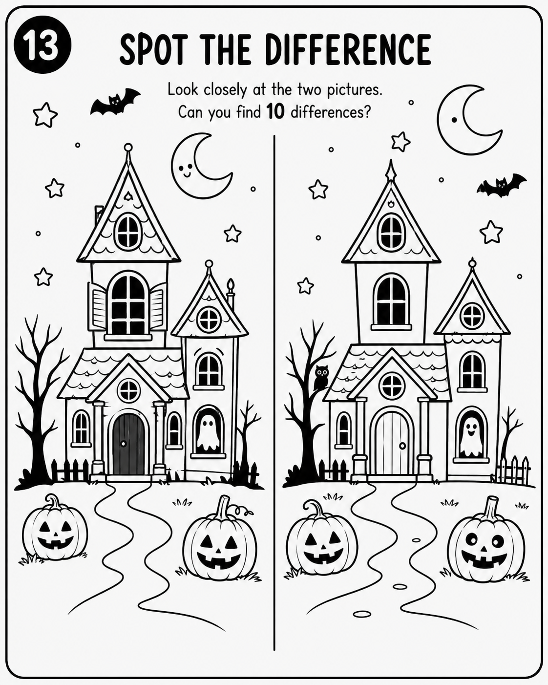 Halloween Fun Activity & Coloring Book for Kids