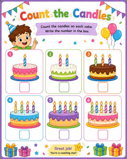 Birthday Party Fun: Coloring, Games & Puzzles